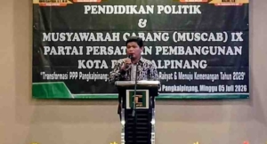 Muscab ke-IX PPP Pangkalpinang, Pemkot Ajak Perkuat Sinergi Bangun Daerah