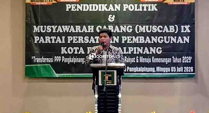Muscab ke-IX PPP Pangkalpinang, Pemkot Ajak Perkuat Sinergi Bangun Daerah