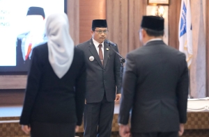 Pj Sekda Babel Lantik 9 Pejabat Eselon II Melalui Pemetaan Talenta