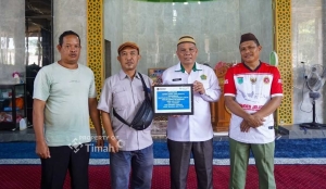 PT TIMAH Dukung Pembangunan Masjid Uswatun Hasanah Bangka Tengah