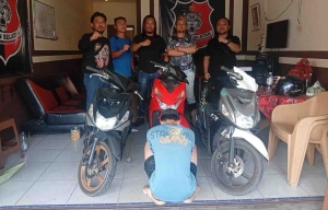 Buser Macan Selatan Ringkus Maling Motor di Rawa Bangun