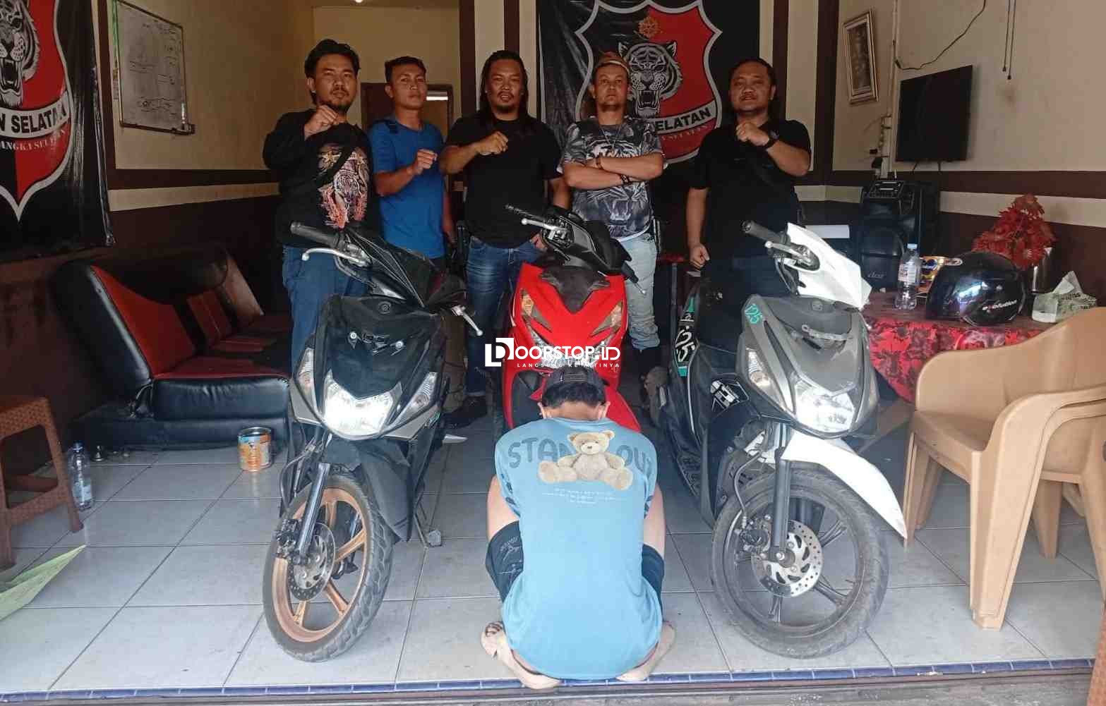 Buser Macan Selatan Ringkus Maling Motor di Rawa Bangun