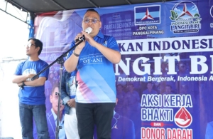 HUT ke-25 Partai Demokrat, Firman Dyah Tegaskan Komitmen Kawal Pemkot Pangkalpinang