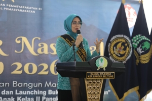 HAN 2026: Bunda Literasi Babel Hadiahkan Laptop untuk Anak Binaan LPKA Pangkalpinang yang Bebas
