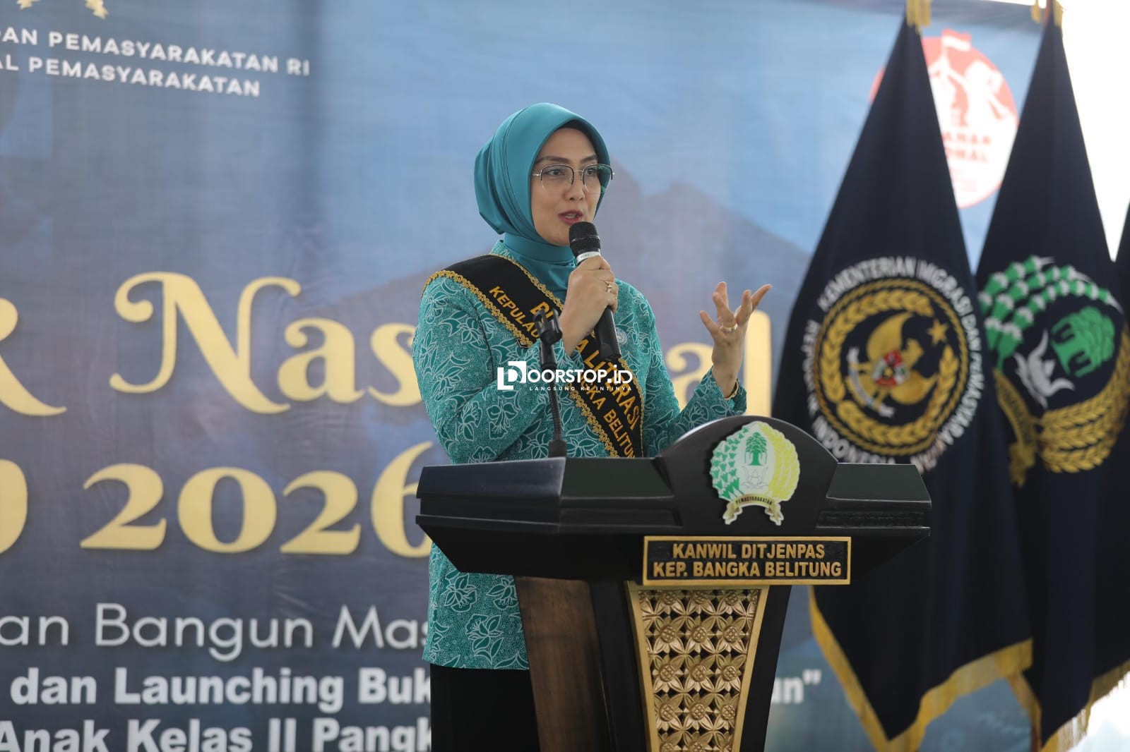 HAN 2026: Bunda Literasi Babel Hadiahkan Laptop untuk Anak Binaan LPKA Pangkalpinang yang Bebas