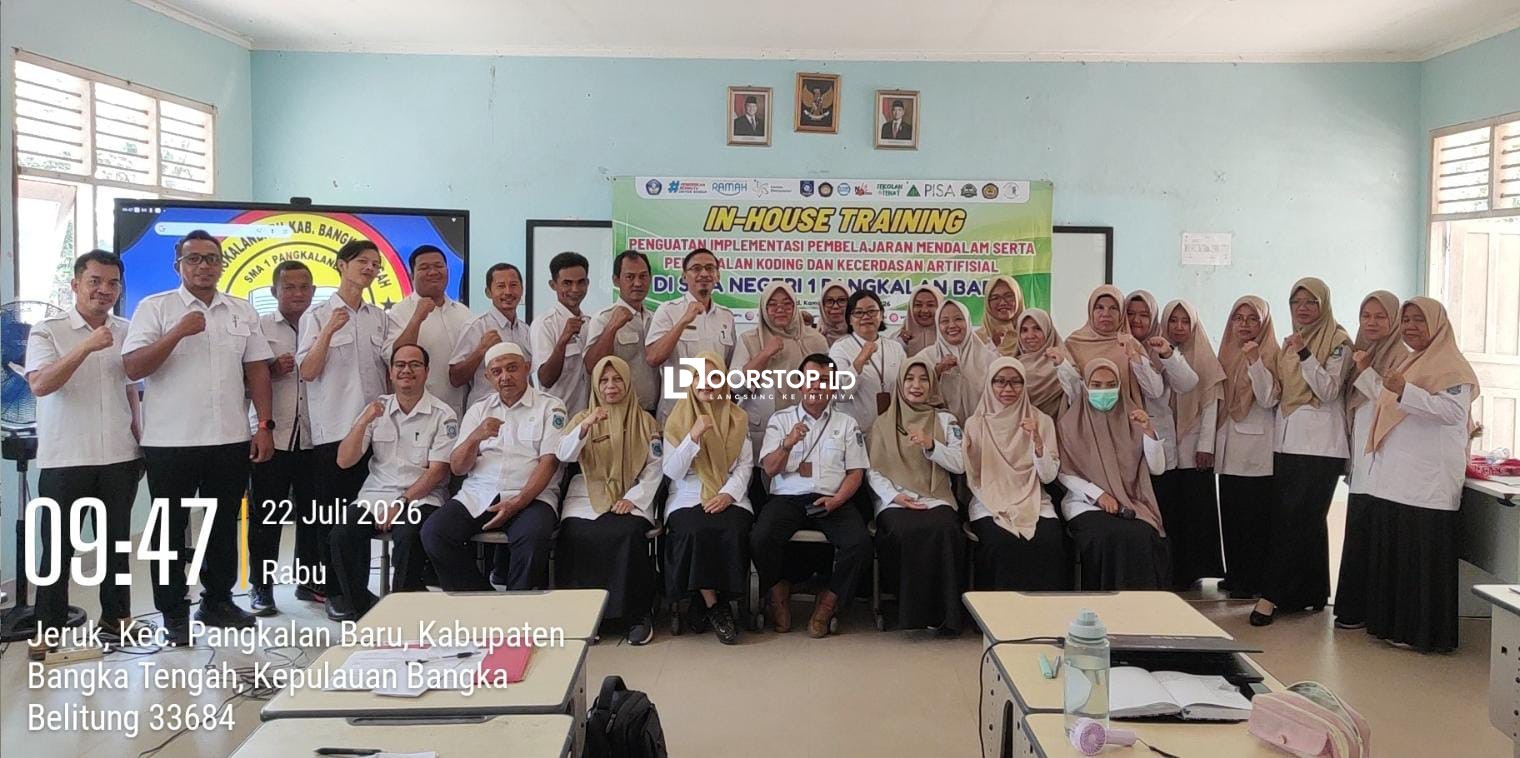 Siapkan Guru Hadapi Era Digital, SMAN 1 Pangkalan Baru Gelar Pelatihan Koding dan AI