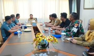 Sambut Komandan Baru Denpomal Babel, Wali Kota Saparudin: Perkuat Sinergi Keamanan