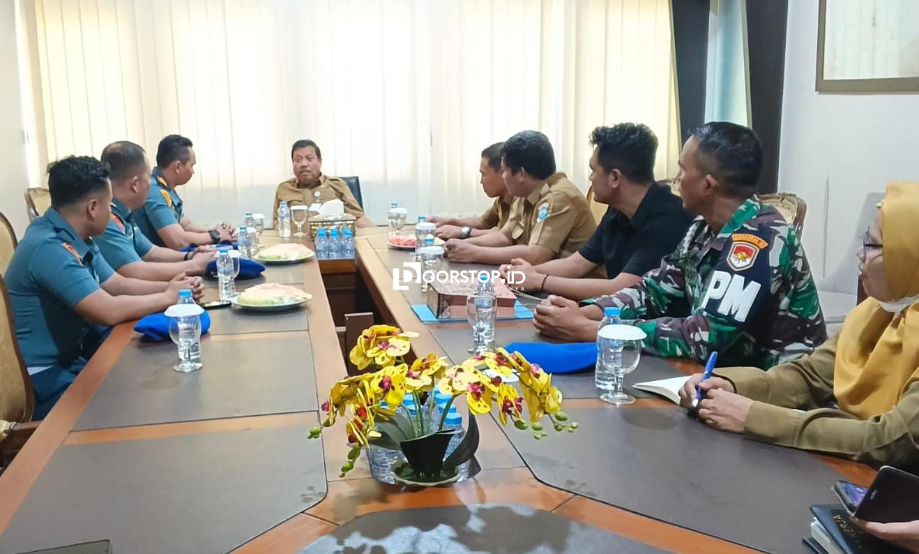 Sambut Komandan Baru Denpomal Babel, Wali Kota Saparudin: Perkuat Sinergi Keamanan