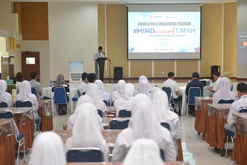 PT TIMAH dan MIND ID Perkuat Pendidikan Pelajar Pemali Boarding School Menuju Generasi Emas 2045