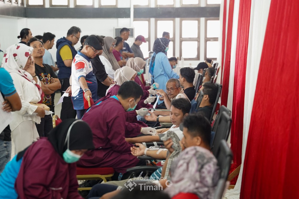 Bulan Bakti HUT ke-50, PT TIMAH Kobarkan Semangat Kemanusiaan Lewat Donor Darah