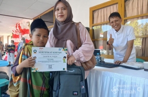 Khitanan Massal Bulan Bakti HUT ke-50 PT TIMAH Disambut Antusias Warga Bangka Barat