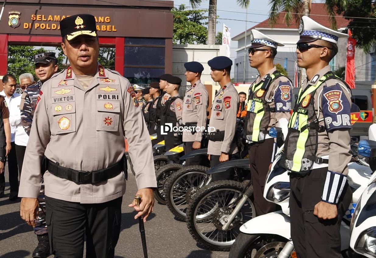 Gelar Apel Kesiapsiagaan Penanggulangan Karhutla, Kapolda Babel Tegaskan Pentingnya Sinergi