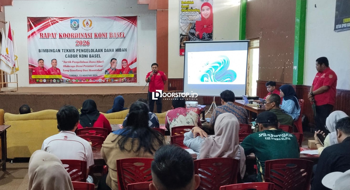 Cegah Masalah Hukum, KONI Bangka Selatan Gelar Bimtek Pengelolaan Dana Hibah Bersama Cabor