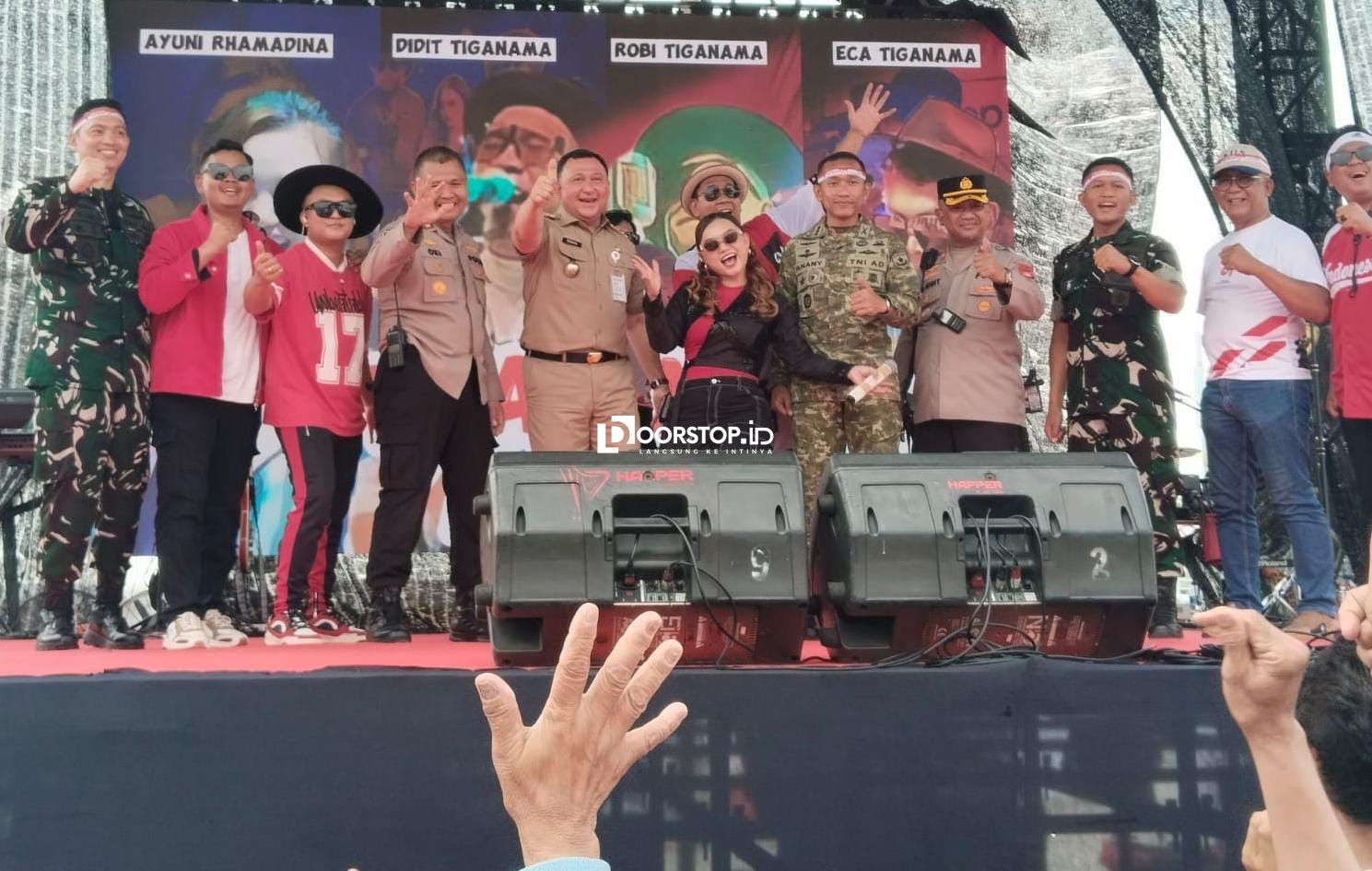 Gelar Jamuan Rakyat di 9 Titik, Forkopimko Jakarta Utara dan Warga Deklarasikan Anti Tawuran