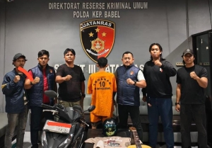 Kembali Berulah, Residivis di Pangkalpinang Diringkus Tim URC Polda Babel Usai Gasak Motor