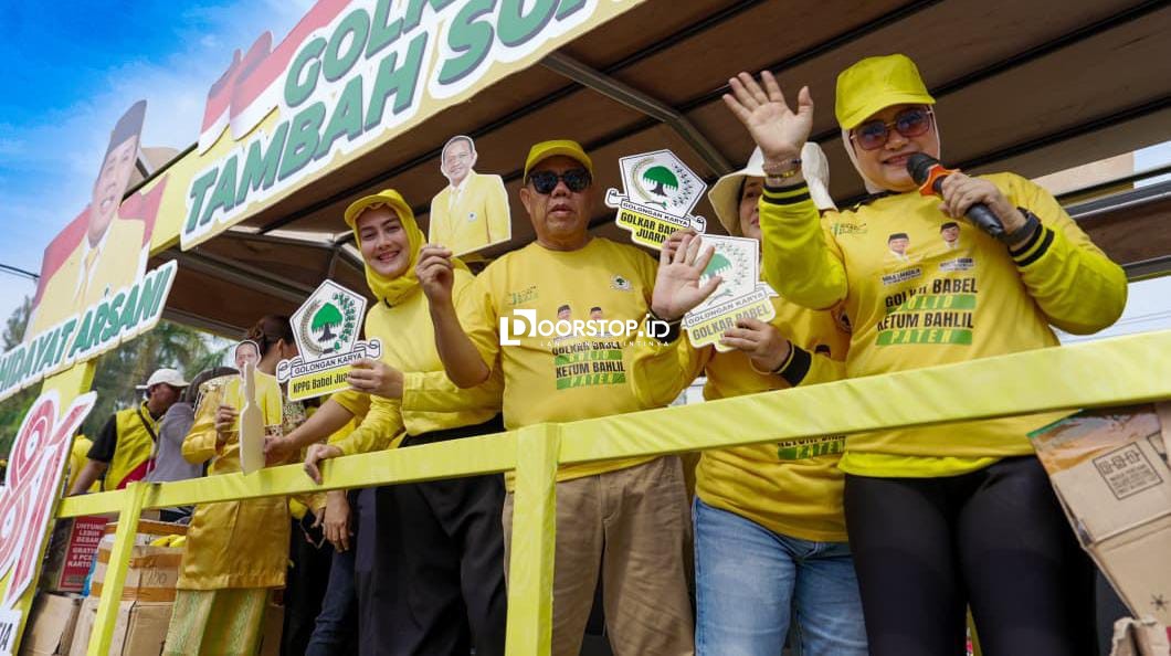 Semarak HUT ke-81 RI, Gubernur Babel dan Istri Bagikan 20 Ribu Bingkisan Makanan ke Warga