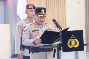 Kapolres Bangka Selatan Rotasi Dua Kapolsek, Ingatkan Pejabat Baru Segera Beradaptasi
