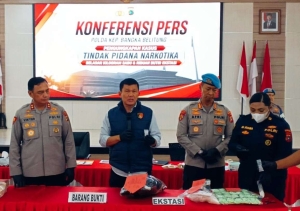 Ditresnarkoba Polda Babel Gagalkan Peredaran 16,4 Kg Sabu dan 4.980 Ekstasi