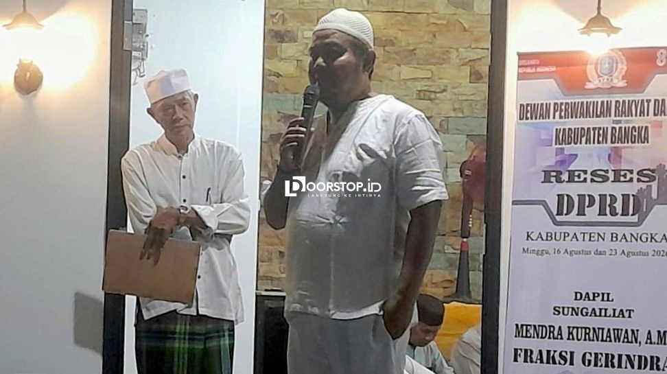 Mendra Kurniawan Tampung Keluhan Warga Kampung Jawa Sungailiat Saat Reses