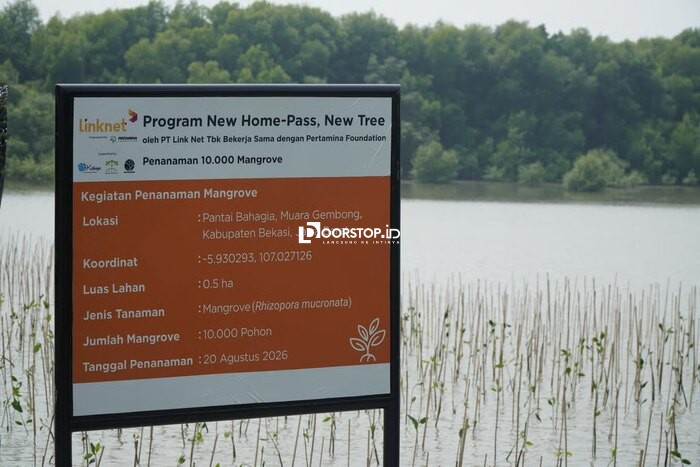 Lewat Program New Home-Pass New Tree, Linknet Hijaukan Pesisir Bekasi untuk Peringati HUT ke-81 RI