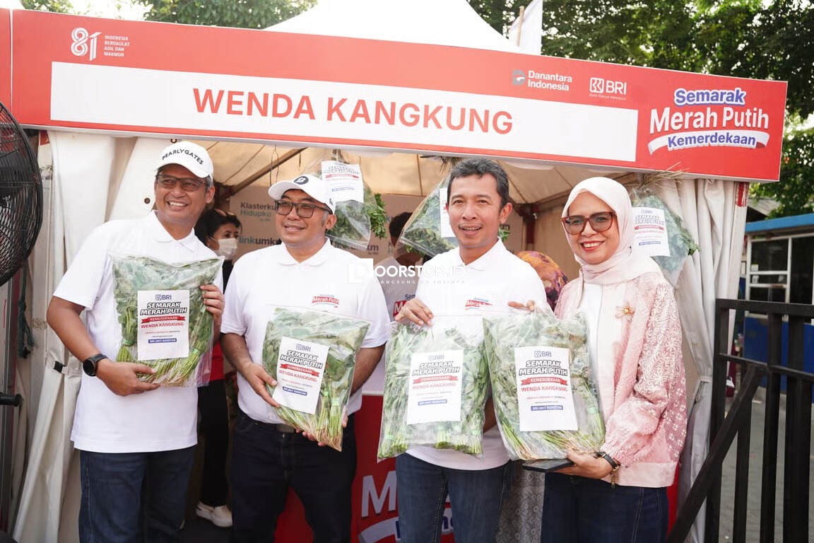 UMKM Binaan BRI Region 6 Antusias Ramaikan Festival Semarak Merah Putih di Pasar Malaka Rorotan
