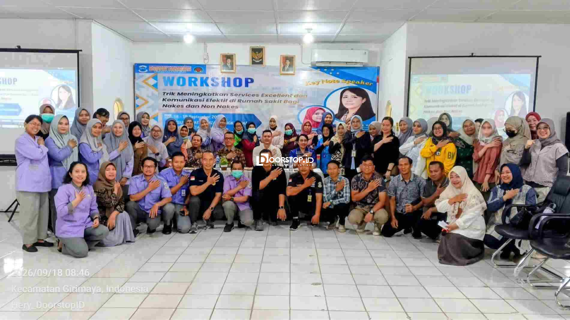 200 Pegawai RSUD Depati Hamzah Pangkalpinang Ikuti Pelatihan Service Excellent