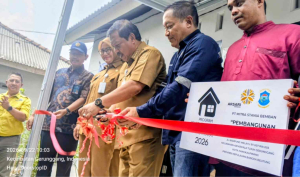 Gandeng Arsari Tambang Group, Wali Kota Pangkalpinang Resmikan Rumah Layak Huni di Air Kepala Tujuh
