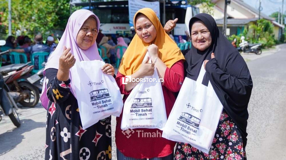 PT TIMAH Layani 2.301 Masyarakat Lewat Program Pelayanan Kesehatan Gratis, Jangkau 18 Titik di Tiga Wilayah