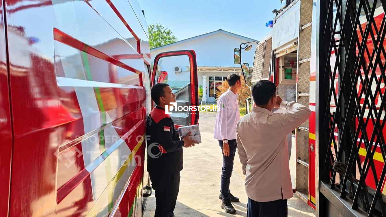 Musim Kemarau Ganggu Pasokan Air di Sekolah, PT TIMAH Salurkan Air Bersih di SMKN 4 Pangkalpinang