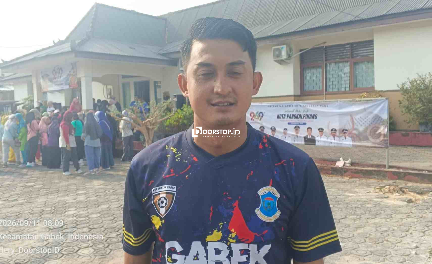 Camat Gabek Berharap ”Jumat Gelora” Jadi Kebiasaan Rutin Masyarakat