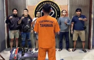Bobol Kontrakan, Pria di Mentok ini Diciduk Tim URC Polres Bangka Barat