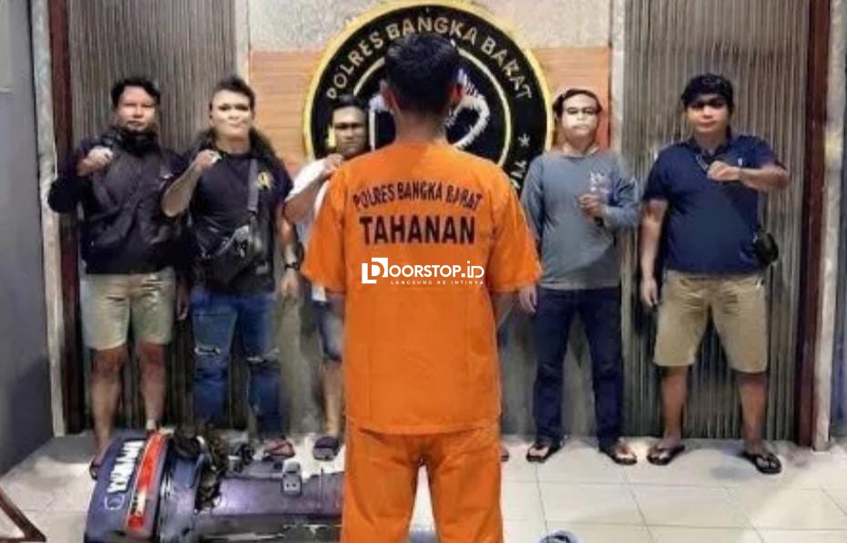 Bobol Kontrakan, Pria di Mentok ini Diciduk Tim URC Polres Bangka Barat