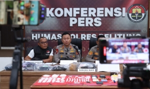 Polres Belitung Sita 607 Gram Sabu dan Ekstasi, 3 Tersangka Diamankan
