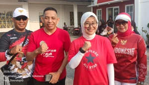 Peringati HUT ke-81 RI di Batin Tikal, Wawako Pangkalpinang Ajak Warga Jaga Kebersihan