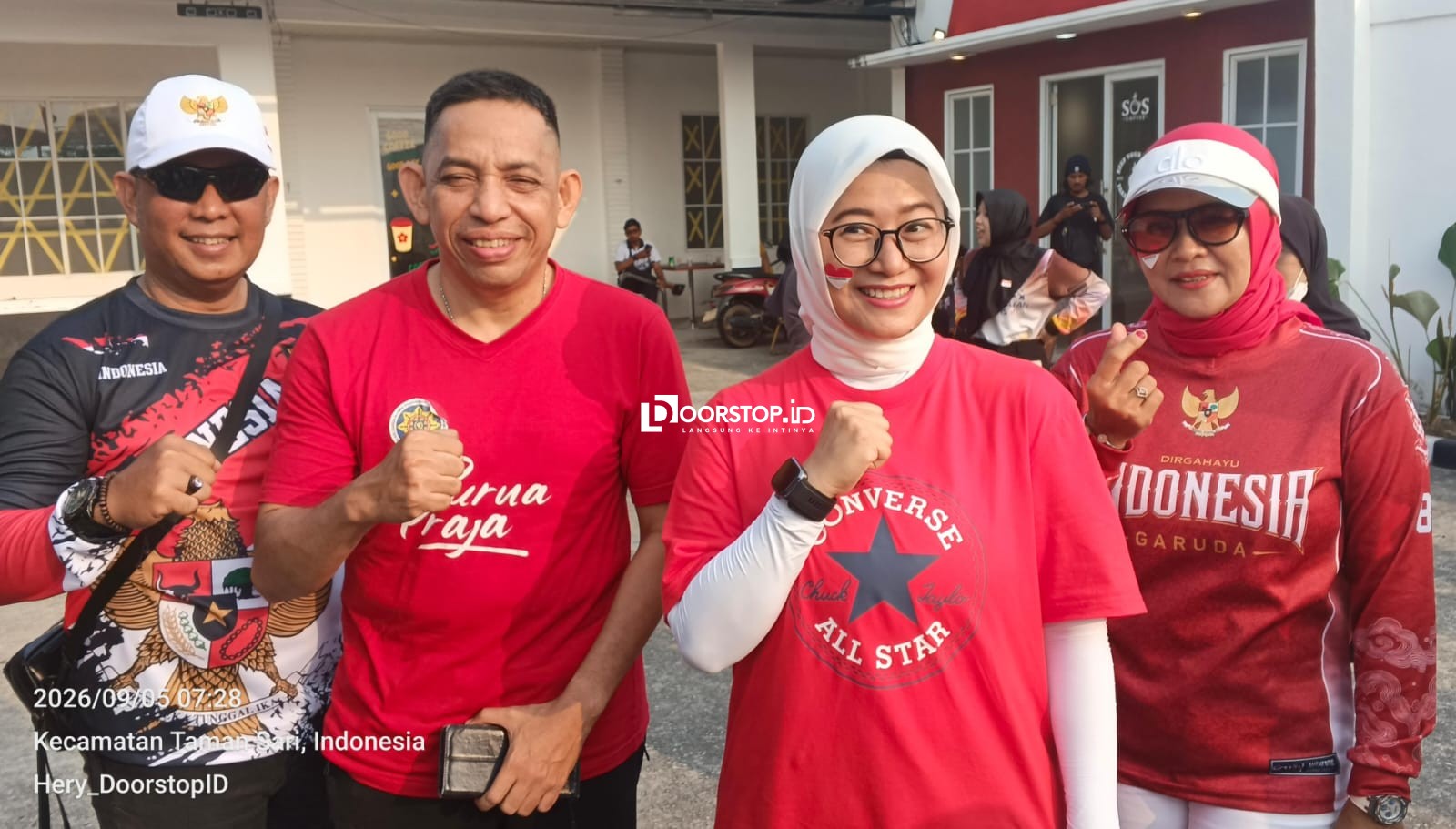 Peringati HUT ke-81 RI di Batin Tikal, Wawako Pangkalpinang Ajak Warga Jaga Kebersihan