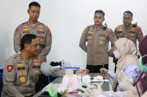 HUT ke-71 Polantas: Ditlantas Polda Babel Gelar Donor Darah, Gandeng Instansi dan Targetkan Stok PMI