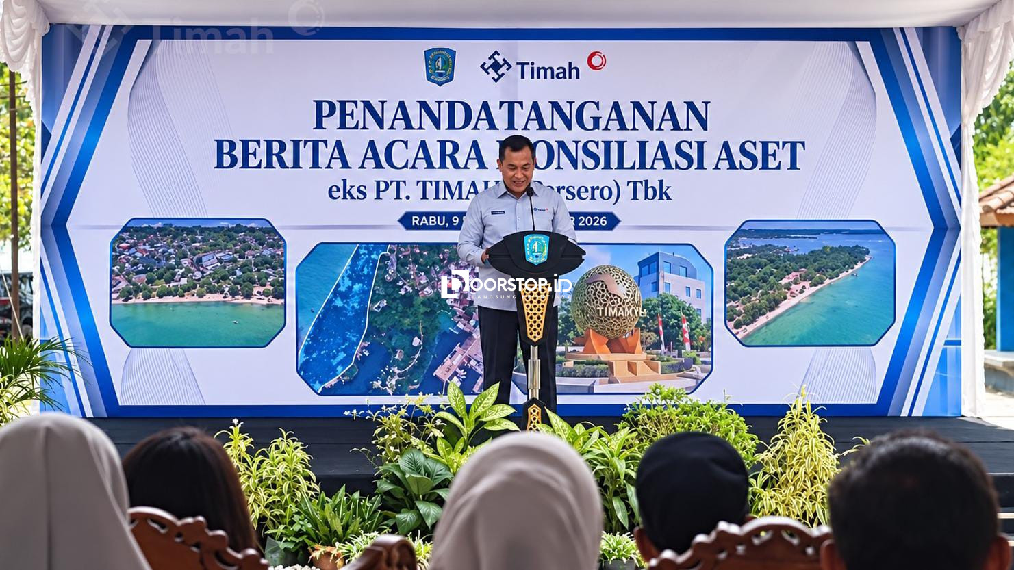 PT TIMAH Serahkan Aset Tanjung Pendam, Pemkab Belitung Siapkan Wajah Baru Kawasan Wisata