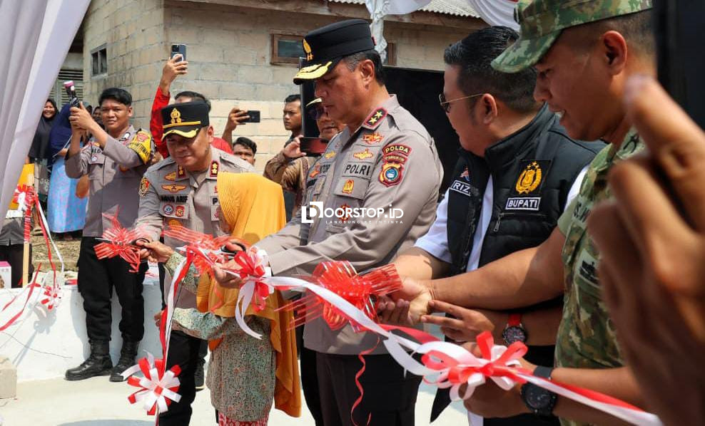 Kapolda Babel Resmikan Program Bedah Rumah, Polisi Peduli Sekolah