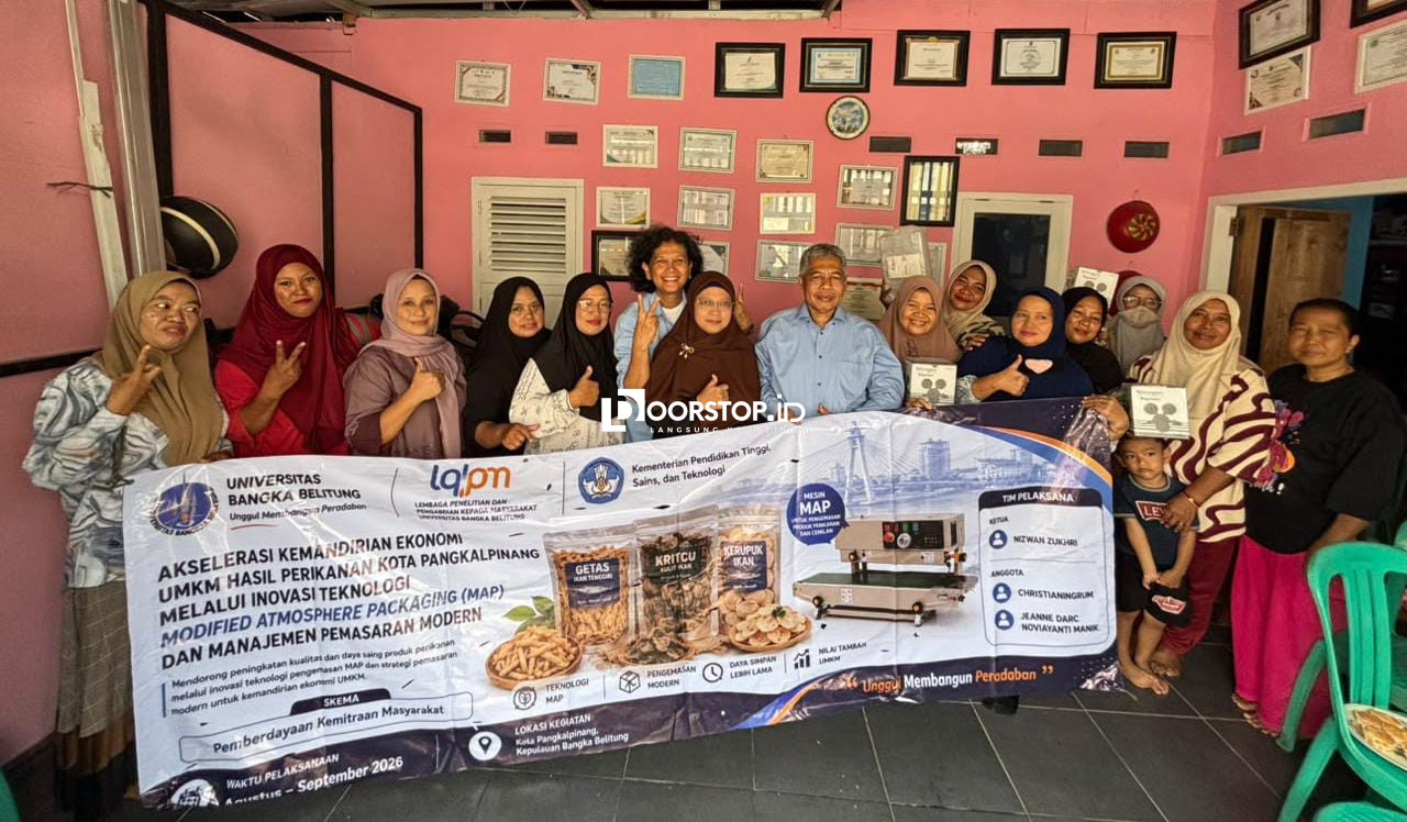 Tim Pengabdian UBB Edukasi UPPKA Mentari, Perkuat Pemasaran UMKM