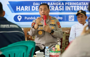 Kapolda Babel Tampung Kritik Mahasiswa, Bahas Isu Tambang hingga BBM di Mendo Barat