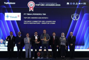 Perkuat Tata Kelola Perusahaan, PT TIMAH Raih Dua Penghargaan TOP GRC Awards 2026