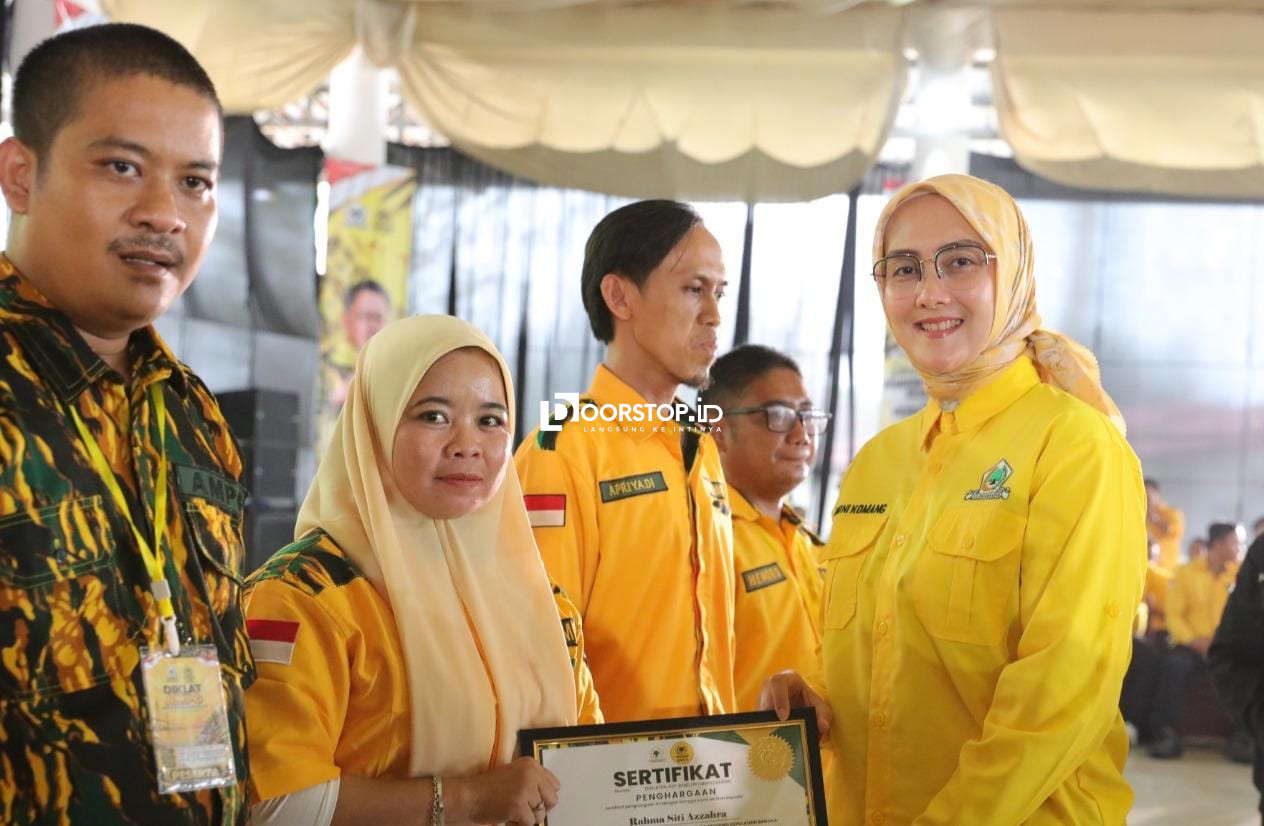Hadiri Pengukuhan AMPG Babel, Noni Hidayat Dorong Kader Muda Terus Bergerak