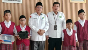 Tampilkan Robot Sumo, Tim Robotik MI Khoiru Ummah Siap Tarung di Faircos 2026