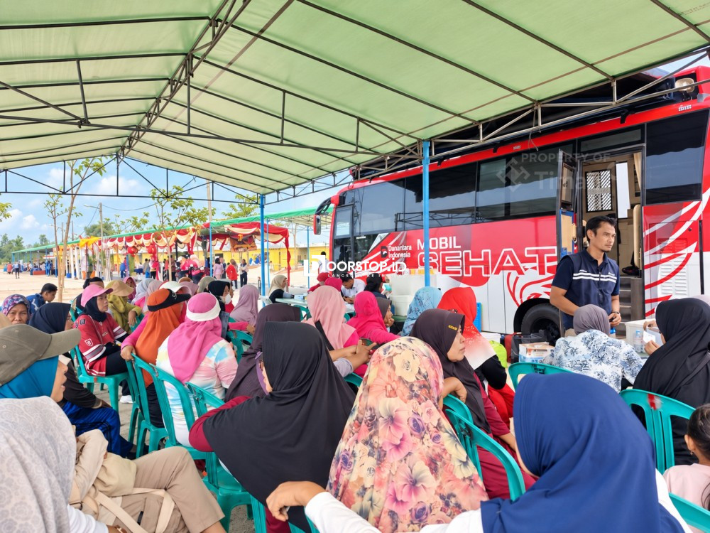 PT TIMAH Hadirkan Layanan Kesehatan Gratis di Festival Kuliner Serambi Tanjung