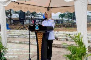 Hadiri Baksos Gembira di Taman Mandara, Dessy Ayutrisna Puji Kolaborasi Karang Taruna Kejaksaan dan Baznas Babel