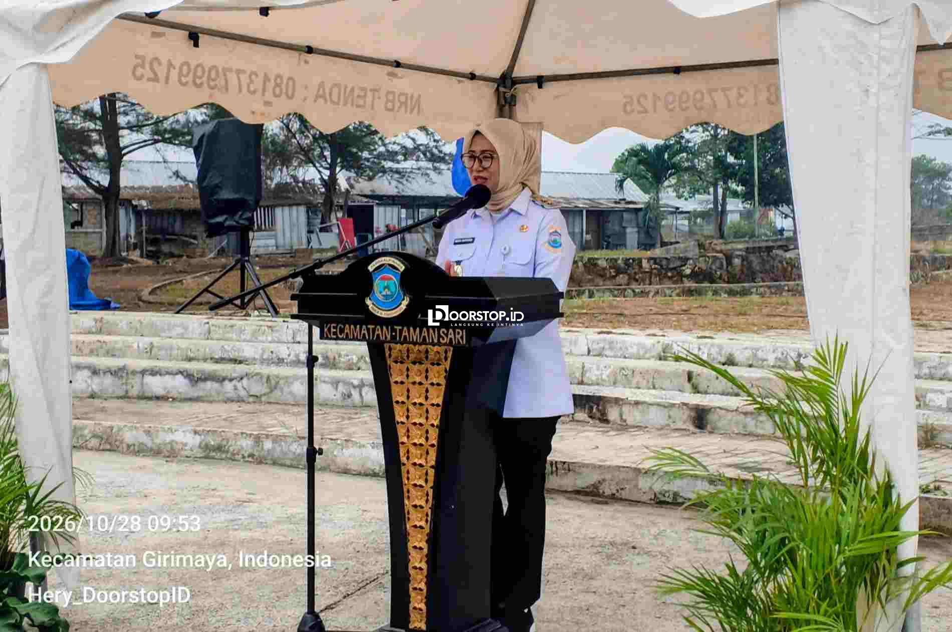 Hadiri Baksos Gembira di Taman Mandara, Dessy Ayutrisna Puji Kolaborasi Karang Taruna Kejaksaan dan Baznas Babel