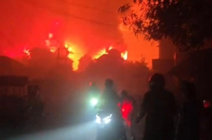 Ribuan Jiwa Mengungsi, Sektor Perikanan dan Ratusan Perahu Nelayan di Serdang Hancur Dilalap Api