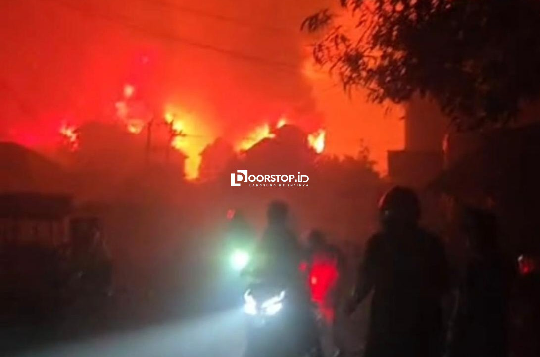 Ribuan Jiwa Mengungsi, Sektor Perikanan dan Ratusan Perahu Nelayan di Serdang Hancur Dilalap Api