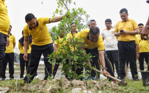 Dukung Program 100 Hari Kapolri, Polda Babel Gelar Aksi Green Policing di Bhaypark