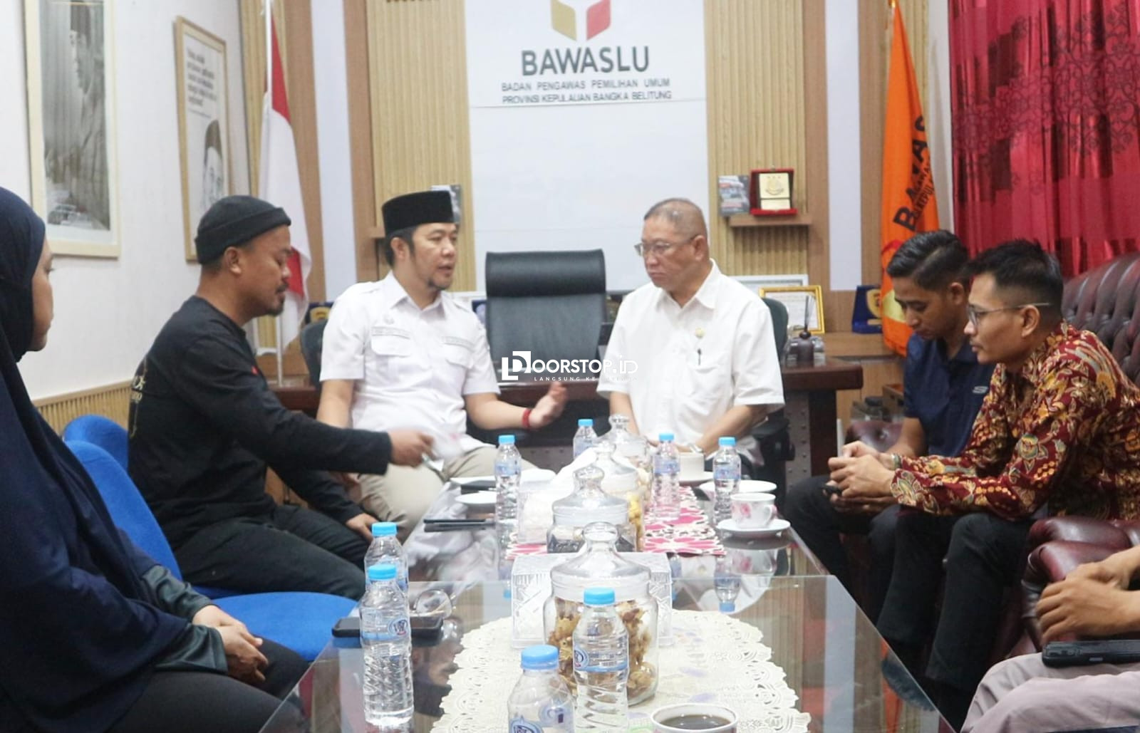 Anggota DPD RI Bahar Buasan Kunjungi Bawaslu Babel, Bahas RUU Pemilu